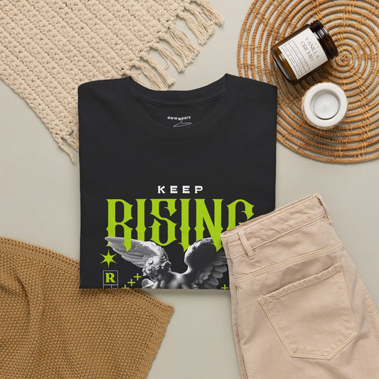 Rising Cherub Angel T-Shirt, Gothic Statue Graphic Tee, Gildan 5000 Streetwear Shirt, Dark Academia Aesthetic Gift