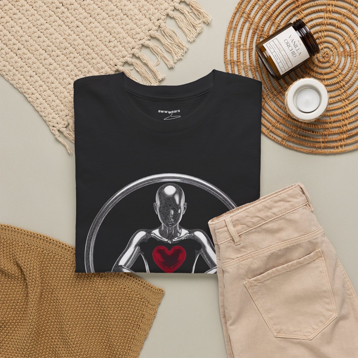 Bureau Anatomical Heart T-Shirt, Meditation Skeleton Graphic Tee, Dark Streetwear Shirt, Emotional Aesthetic Gift