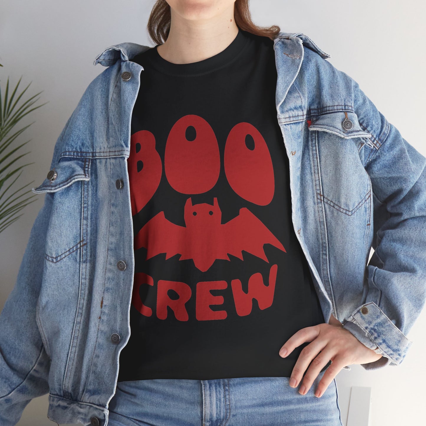 Groovy Halloween T-Shirt, Boo Crew Bat Graphic Tee, Retro Bubble Font Streetwear Shirt, Spooky Season Gift