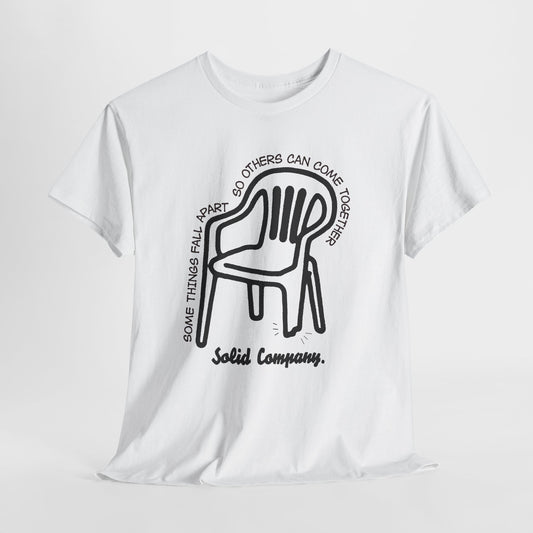 Solid Company T-Shirt, Broken Chair Quote Graphic Tee, Hand Drawn Streetwear Shirt, Motivational Aesthetic Gift