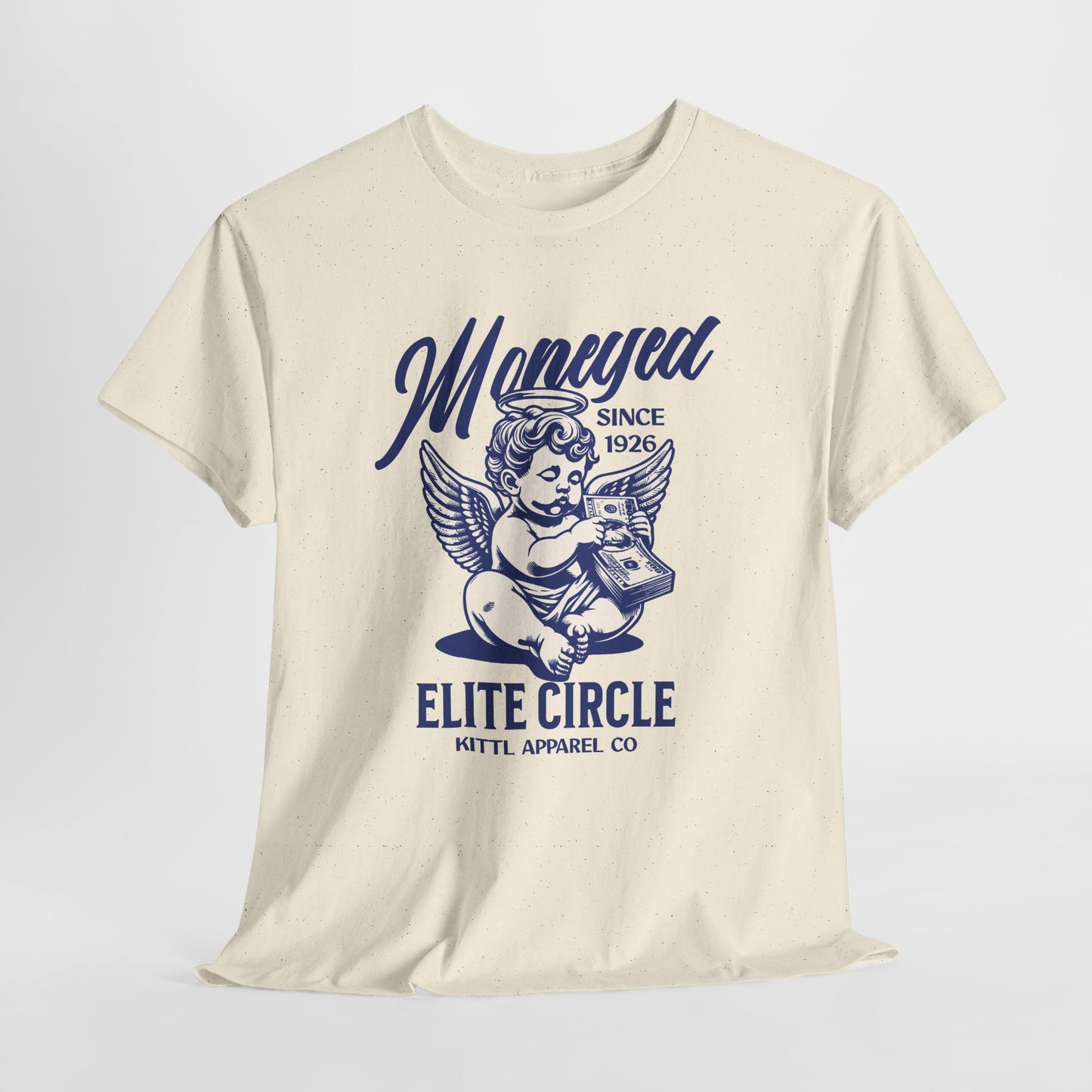 Moneyed Cherub T-Shirt, Vintage Angel Cash Graphic Tee, Elite Circle Streetwear Shirt, Old Money Aesthetic Gift