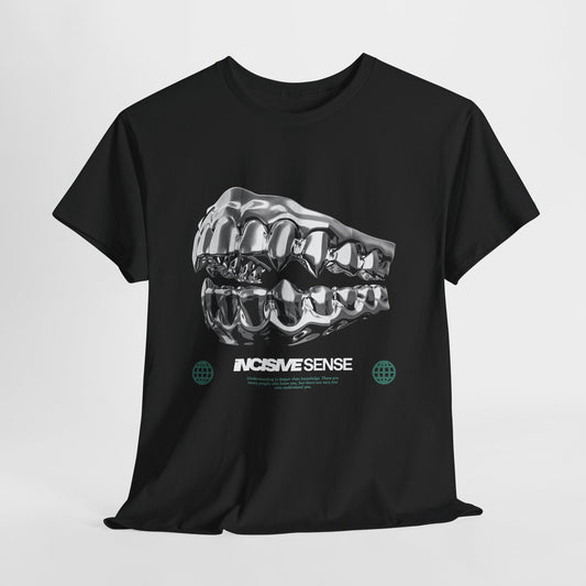Grillz Chrome Teeth T-Shirt, Silver Grill Graphic Tee, Streetwear Hip Hop Shirt, Understanding Aesthetic Gift