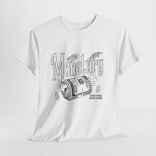 Money Roll T-Shirt, Monetary Flame Graphic Tee, Cash Streetwear Shirt, Hustle Culture Gift