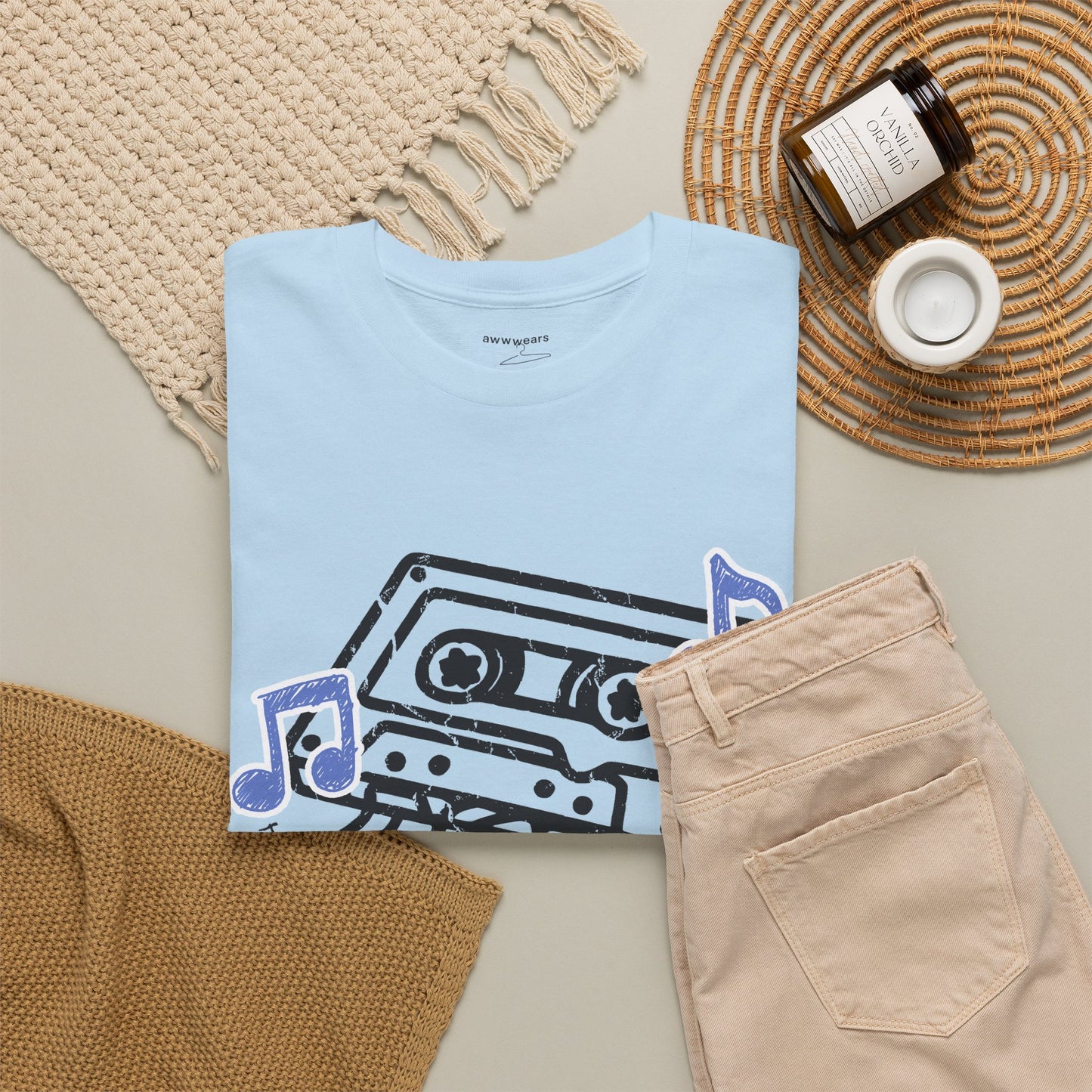 Tangled Tape Situation T-Shirt, Retro Cassette Graphic Tee, 90s Music Streetwear Shirt, Nostalgic Aesthetic Gift