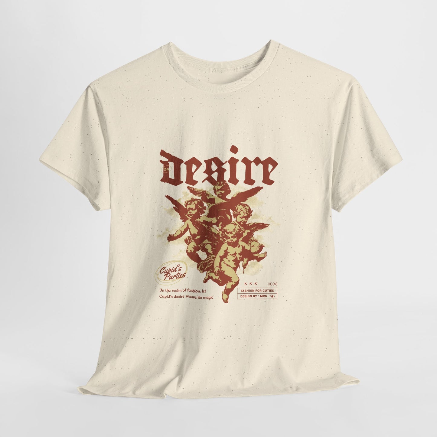 Vintage Cherub T-Shirt, Desire Cupid Graphic Tee, Gothic Streetwear Shirt, Baroque Art Aesthetic Gift